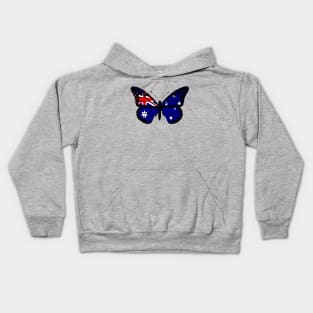 Australia Monarch Butterfly Flag of Australia To Celebrate Australia Day (Support Australia) Kids Hoodie